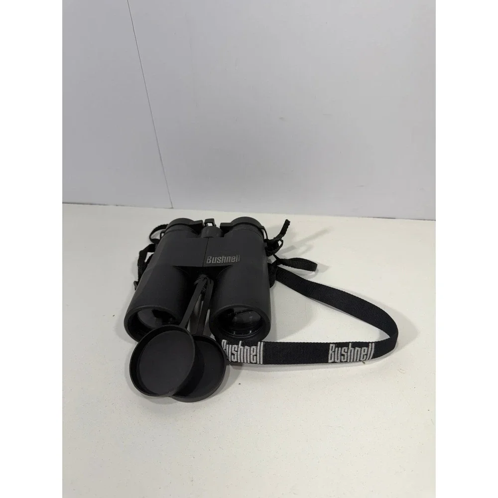 Bushnell 21-1242 Waterproof Binoculars 225FT FOV @ 1000YDS Black with Strap